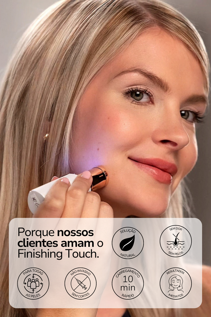 Depilador Facial - Finishing Touch - Cuidado e Proteção da pele 100%