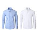 Camisa Social Anti amassados + Relogio de Brinde - UltraElastechPro - Compre 1 Leve 2