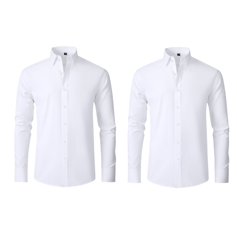 Camisa Social Anti amassados + Relogio de Brinde - UltraElastechPro - Compre 1 Leve 2